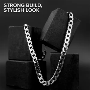 Premium Gold-Plated Chain Necklace for Men & Women – Durable, Adjustable, Lightweight & Stylish