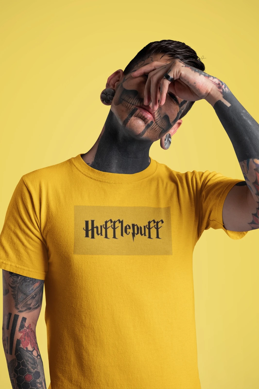 The Rare goat Hufflepuff Quidditch Team T-Shirt - Official Harry Potter Merch